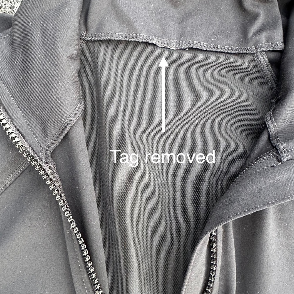 Black Fabletics Trinity Cold Weather Performance Jacket Size M Vent Pockets - Picture 10 of 14